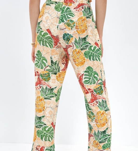 Anthropologie Farm Rio Mosaic Tapered Pants - Picture 4 of 8